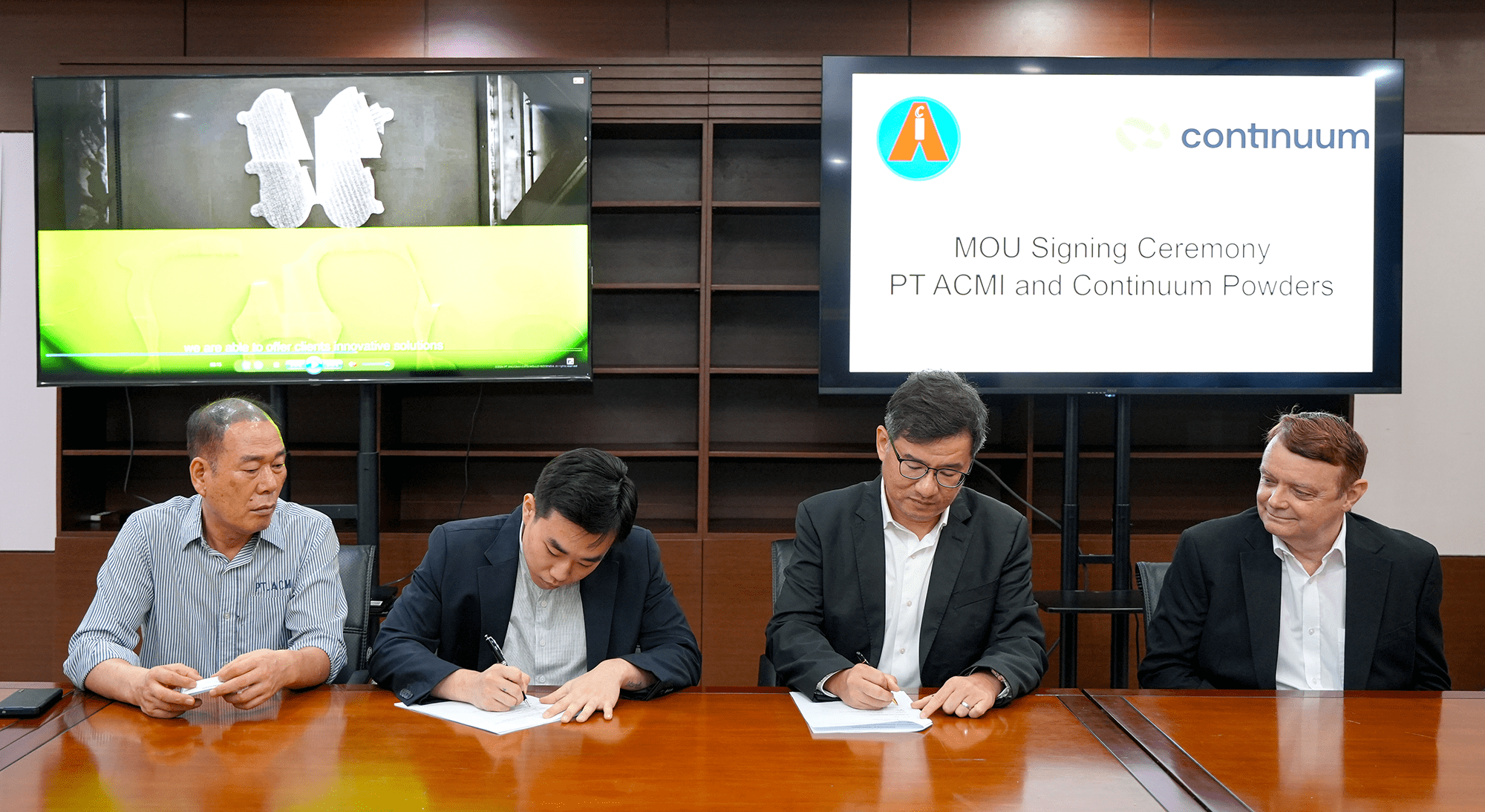 Continuum and ACMI Form Strategic Alliance to Advance Sustainable Metal 3D Printing in Indonesia