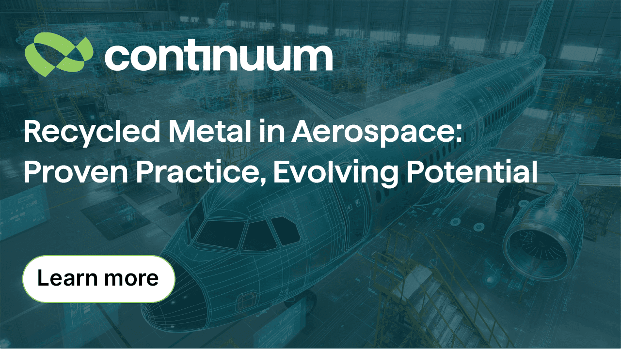 Recycled Metal in Aerospace: Proven Practice, Evolving Potential