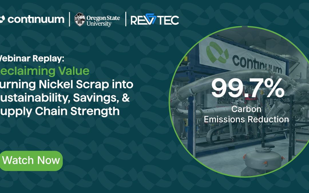 Reclaiming Value: How Recycled Nickel is Powering the Future of Sustainable Manufacturing