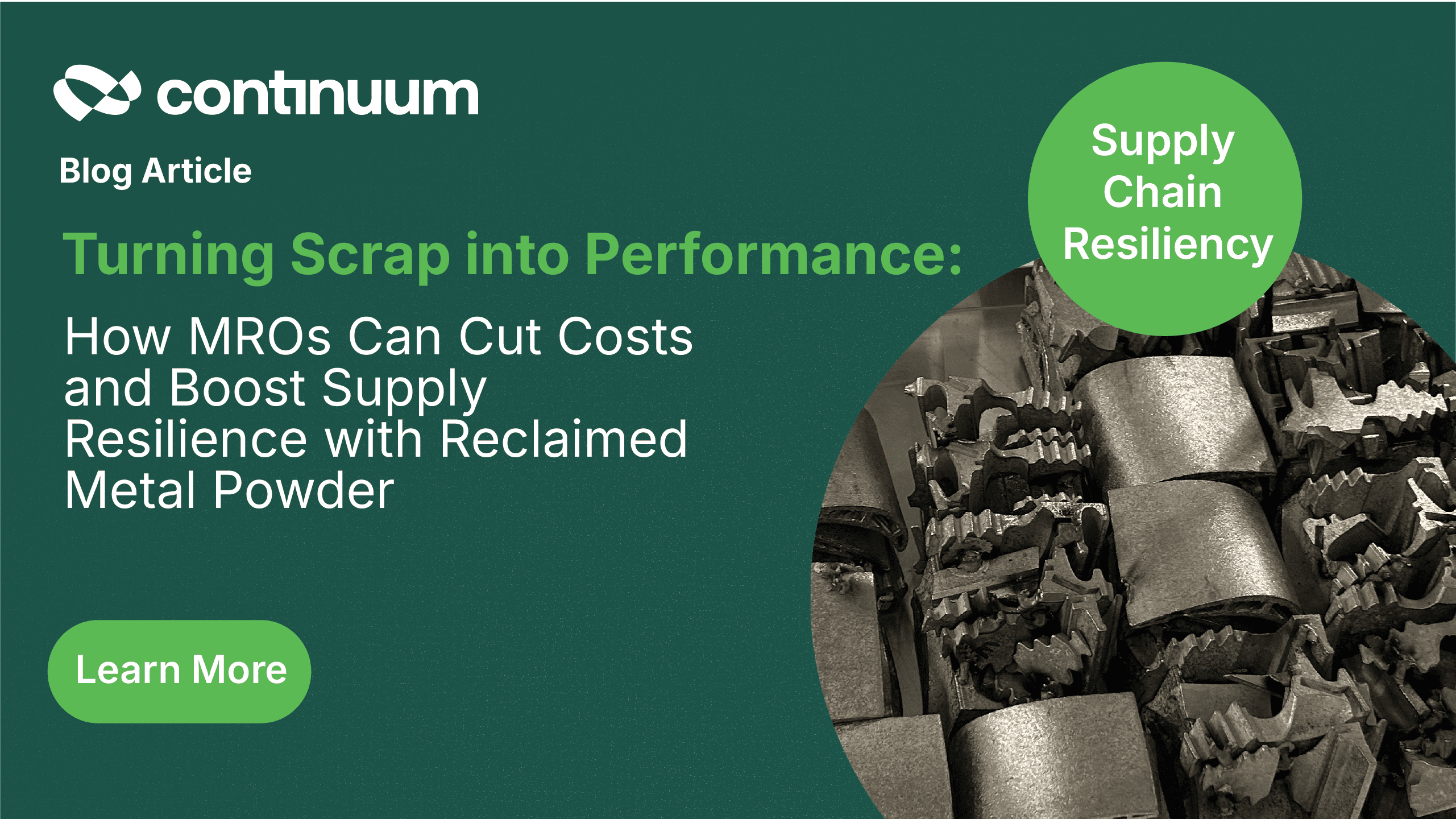Turning Scrap into Performance: How MROs Can Cut Costs and Boost Supply Resilience with Reclaimed Metal Powder