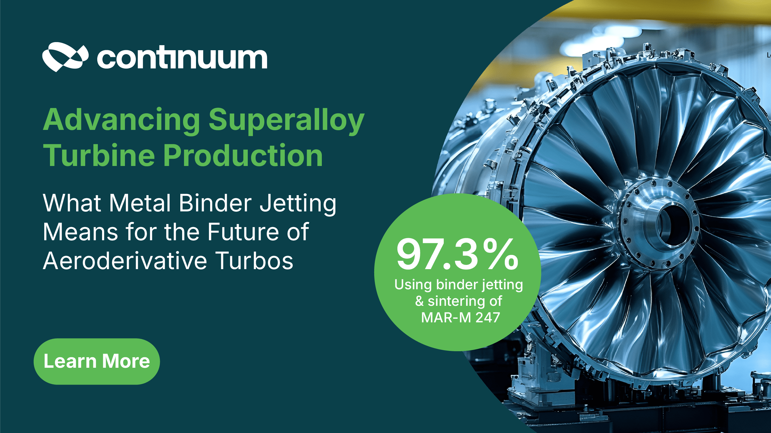 Advancing Superalloy Turbine Production: What Metal Binder Jetting Means for the Future of Aeroderivative Turbos