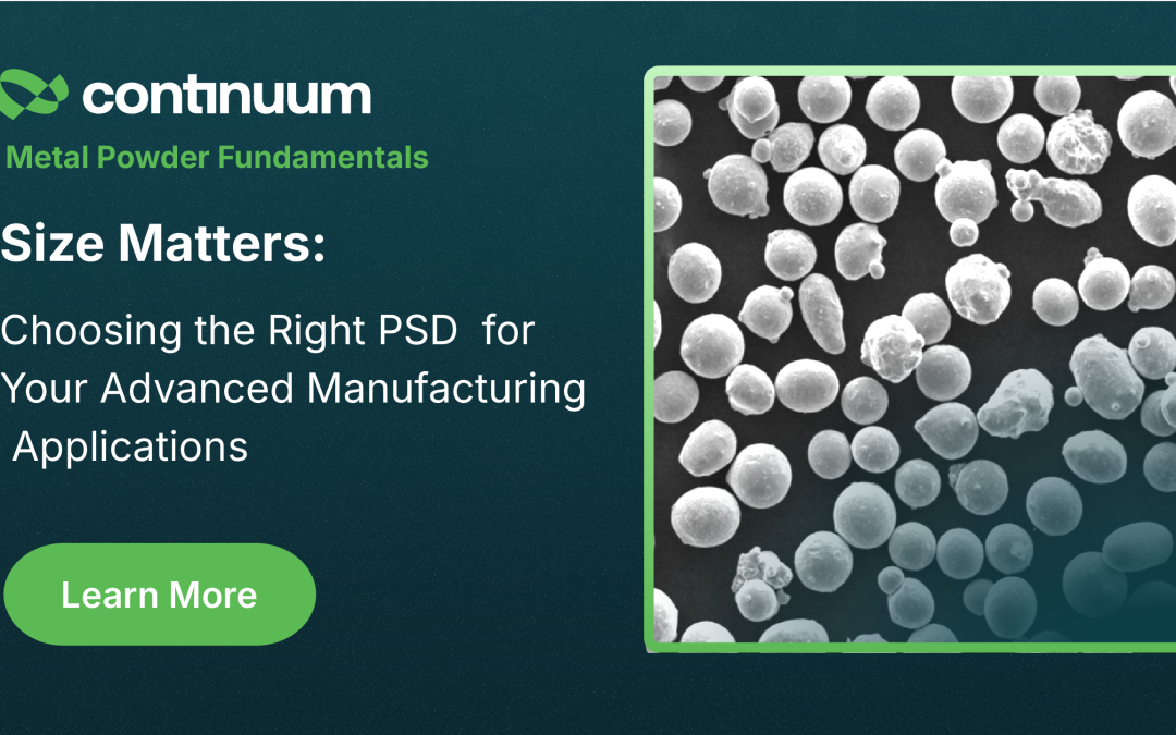Size Matters: Choosing the Right PSD  for Your Advanced Manufacturing Applications 