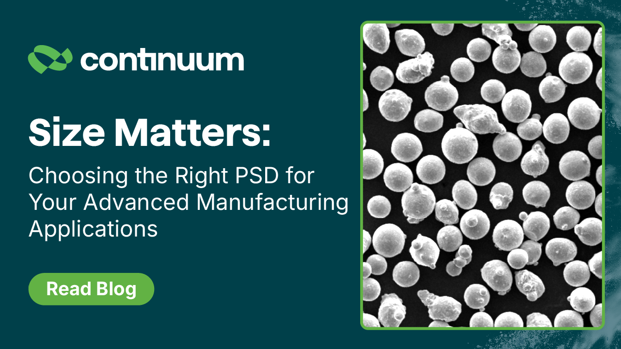 Size Matters: Choosing the Right PSD  for Your Advanced Manufacturing Applications 