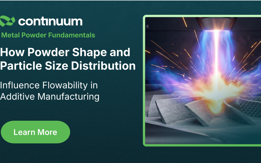 How Powder Shape and Particle Size Distribution Influence Flowability in Additive Manufacturing
