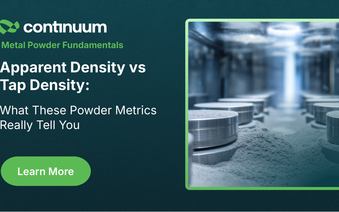 Apparent Density vs Tap Density: What These Powder Metrics Really Tell You