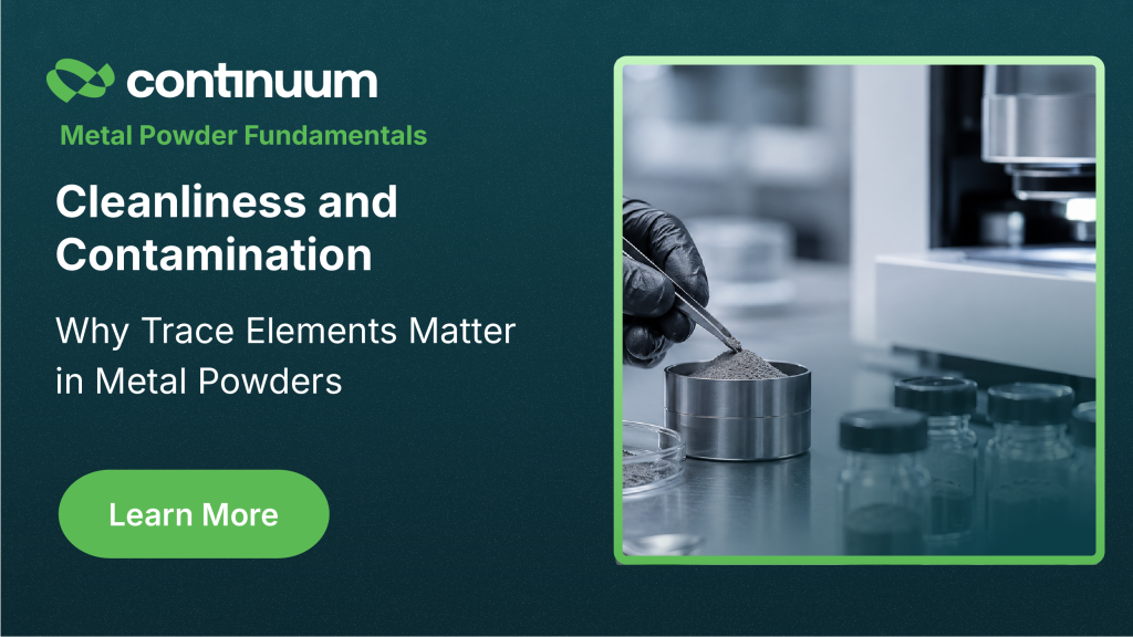 Powder Contamination Cleanliness And Contamination: Why Trace Elements Matter In Metal ...