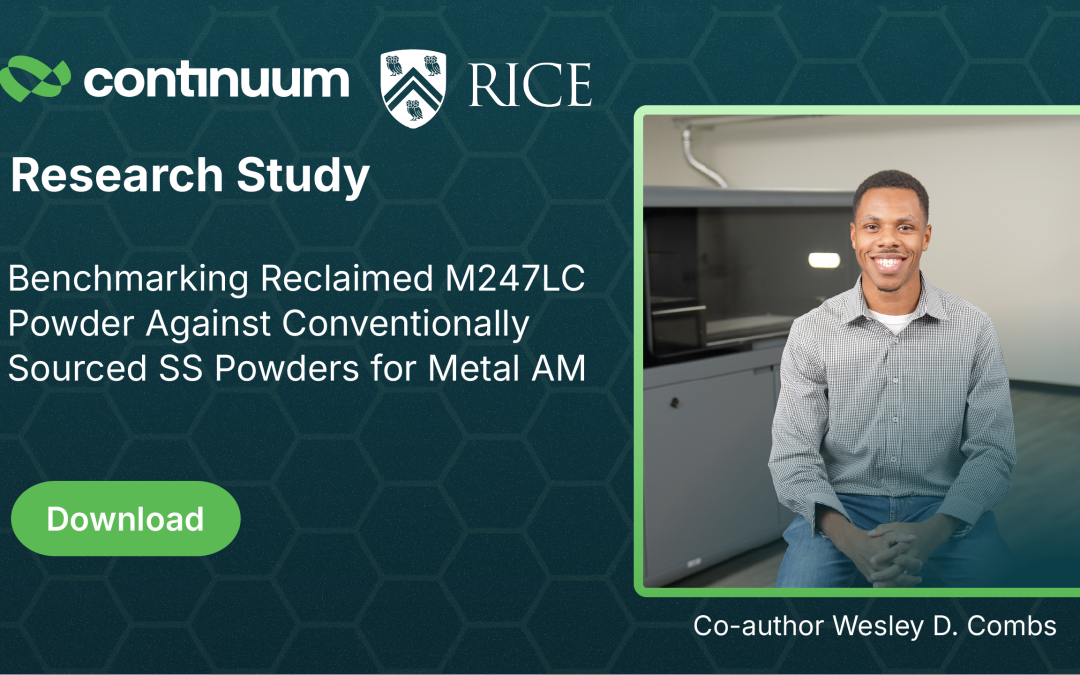 Report Highlights the Performance of M247LC Powder for Metal Binder Jetting