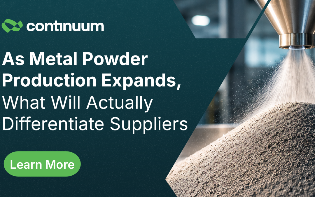 As Metal Powder Production Expands, What Will Actually Differentiate Suppliers?