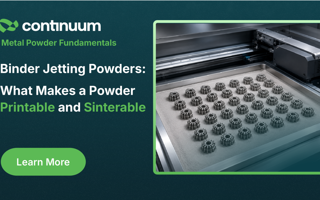 Binder Jetting Powders: What Makes a Powder Printable and Sinterable