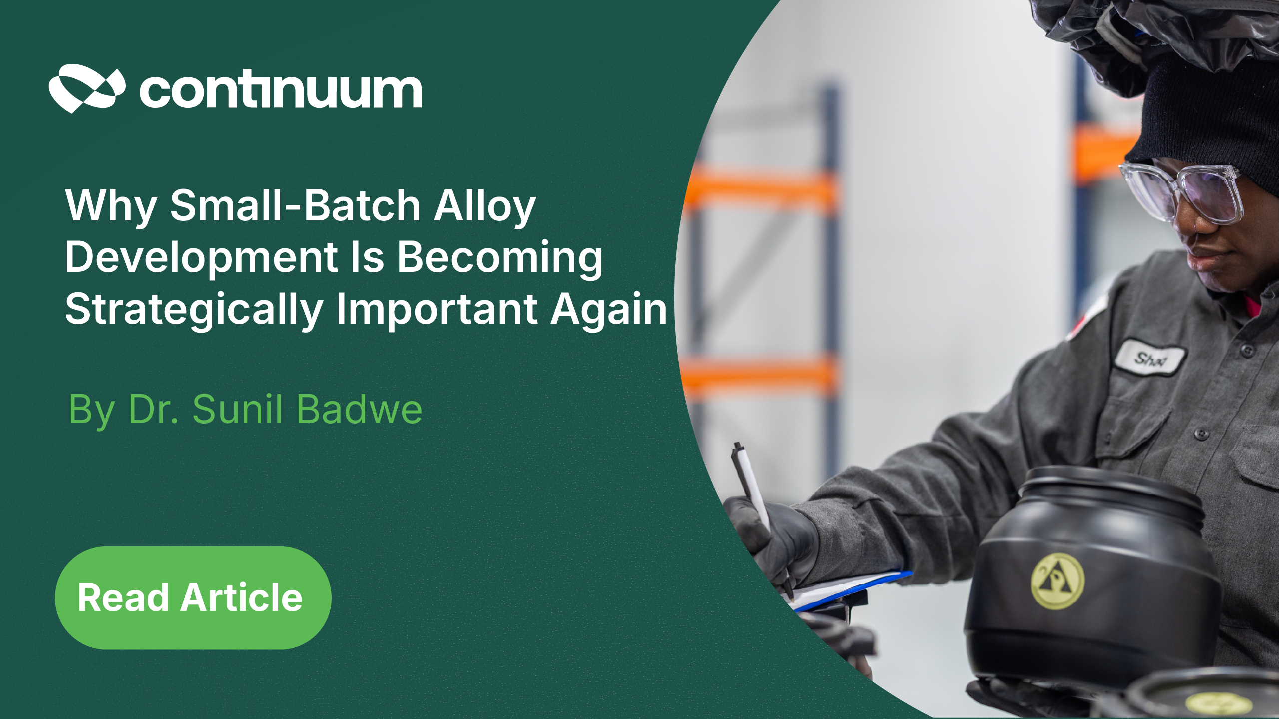Why Small-Batch Alloy Development Is Becoming Strategically Important Again