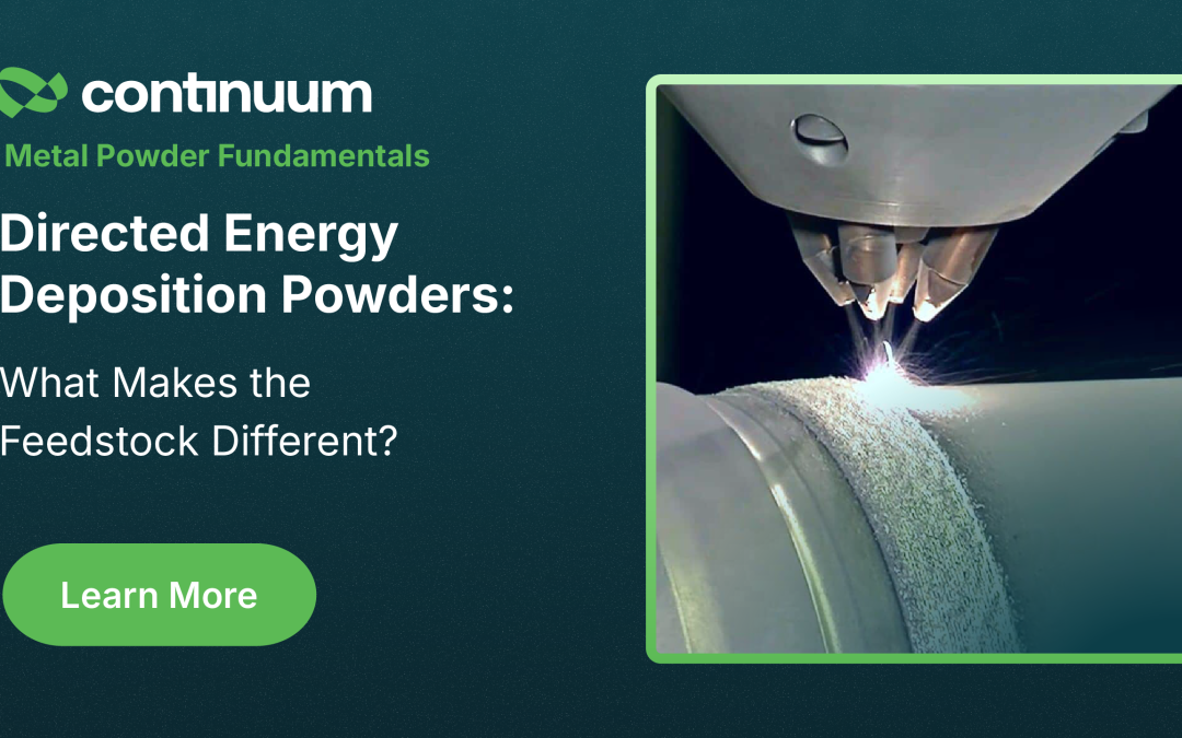 Directed Energy Deposition Powders: What Makes the Feedstock Different?